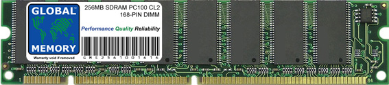 256MB SDRAM PC100 100MHz 168-PIN DIMM MEMORY RAM FOR PACKARD BELL DESKTOPS